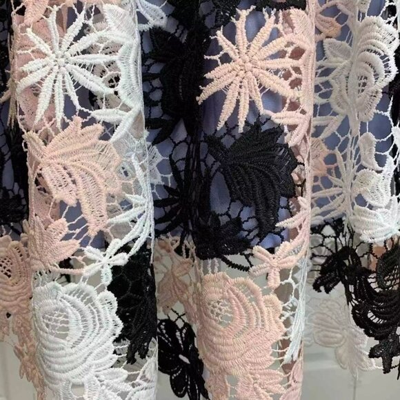 Romeo & Juliet Floral Lace Cocktail Dress for Wedding Event or Summer Party - Picture 4 of 8